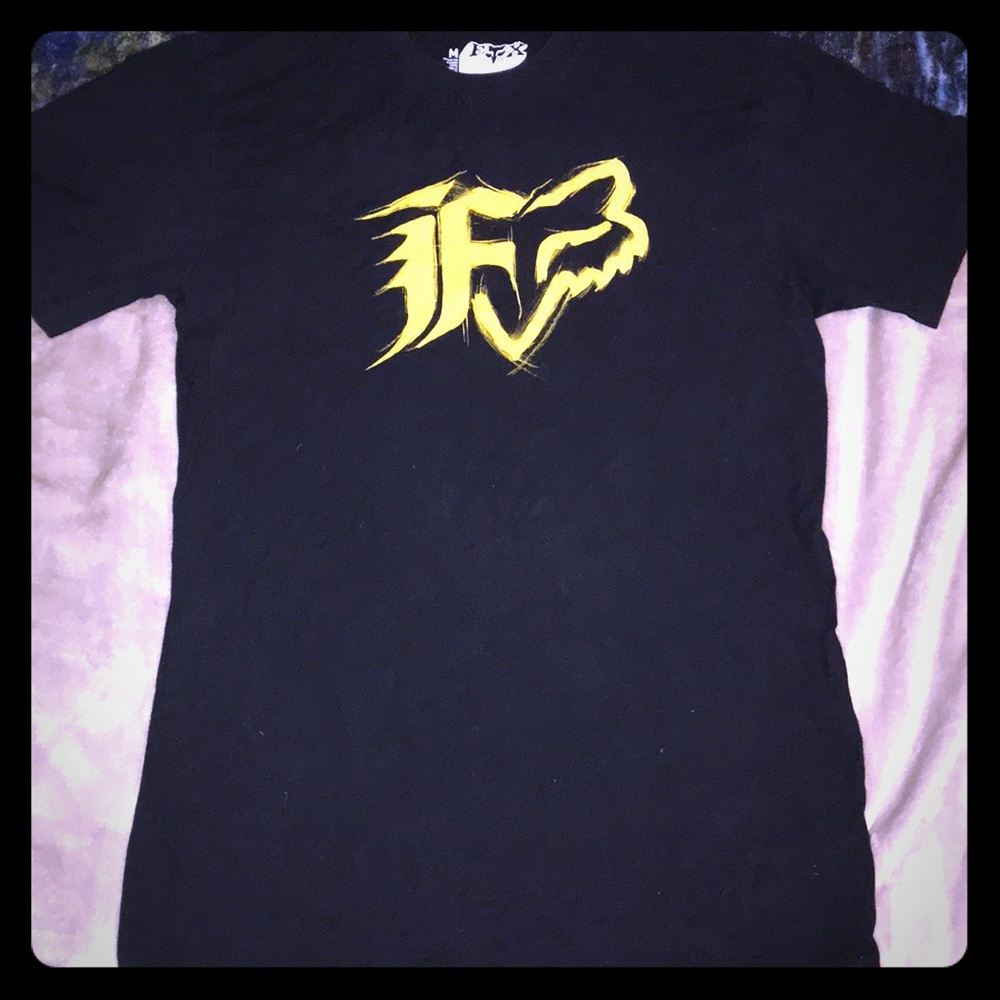 Black & yellow Fox T-Shirt